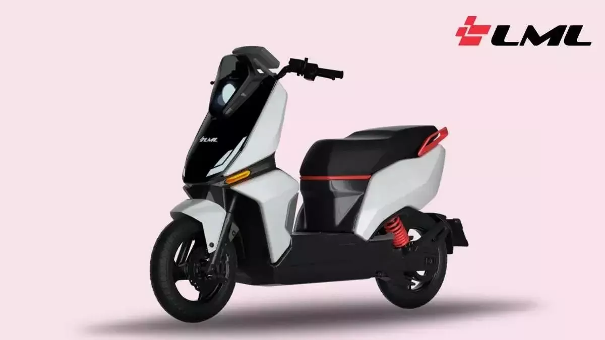 LML Star Electric Scooter Showcase At Auto Expo 2023