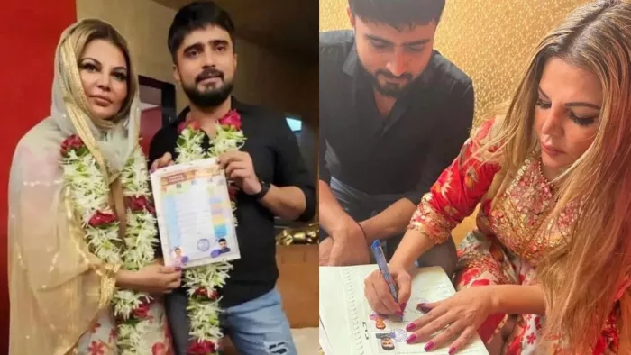 Rakhi Sawant Pregnancy Rumours After She Posting Wedding Picture With Adil Khan Durrani. Photo Credit/Instagram