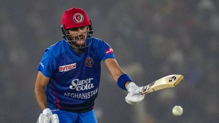 Ibrahim Zadran ने मैच के बाद टीम के प्रदर्शन पर दिया बड़ा बयान। फोटो- एपी