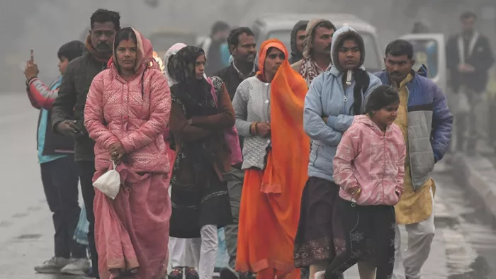 दिल्ली-एनसीआर समेत पंजाब, हरियाणा में हल्की वर्षा से गिरा तापमान (फोटो- एएनआई)
