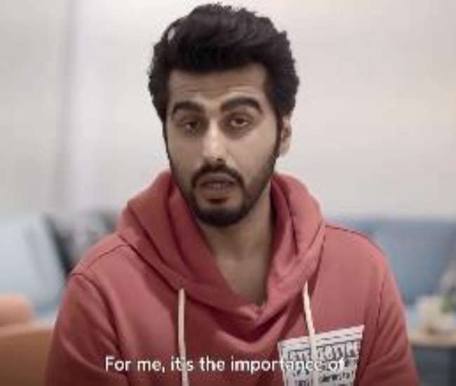 Screen short taken from Arjun Kapoor's video. photo source @ instagram