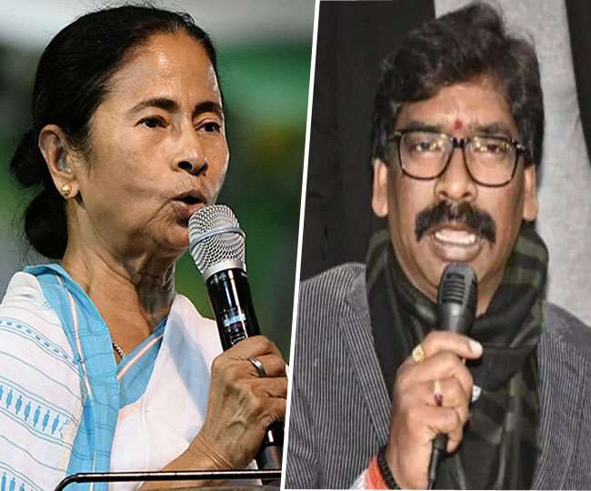 झारखंड से सटे बंगाल के झाड़ग्राम में 28 जनवरी को एक जनसभा को संबोधित करते हेमंत सोरेन। फाइल