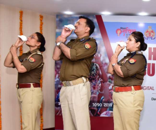 वूमेन पॉवर लाइन में शंखनाद कर शुरू हुआ हमारी सुरक्षा महाअभियान।