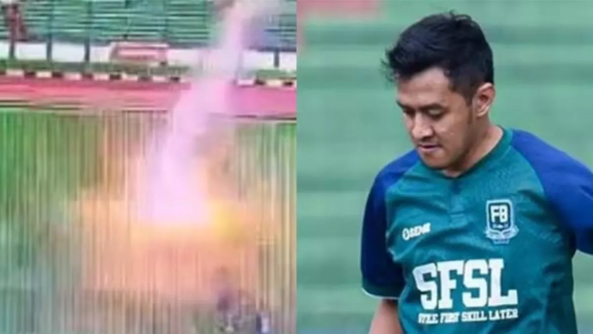 फुटबॉल के मैदान पर गिरी आकाशीय बिजली, इंडोनेशियाई खिलाड़ी की हुई मौत