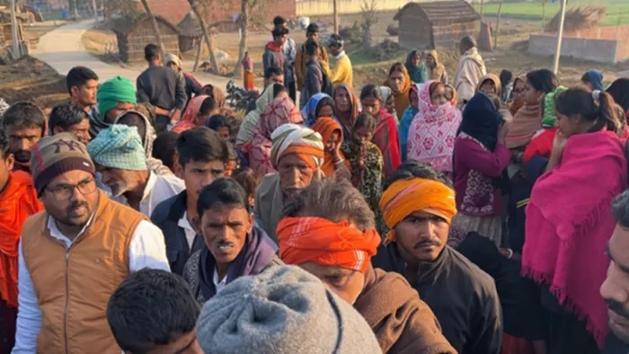 बक्सर में बुजुर्ग की मौत के बाद हाईवे जाम