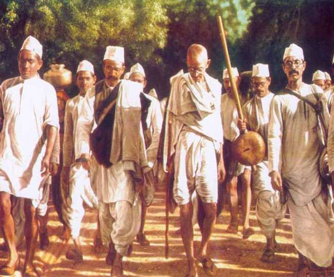 राष्ट्रीय चेतना जगाने वाला दांडी मार्च: गांधी जी का दांडी मार्च आज भी  मुश्किल वक्त में सही फैसला करने की राह दिखाता है - Dandi March awakens  national ...