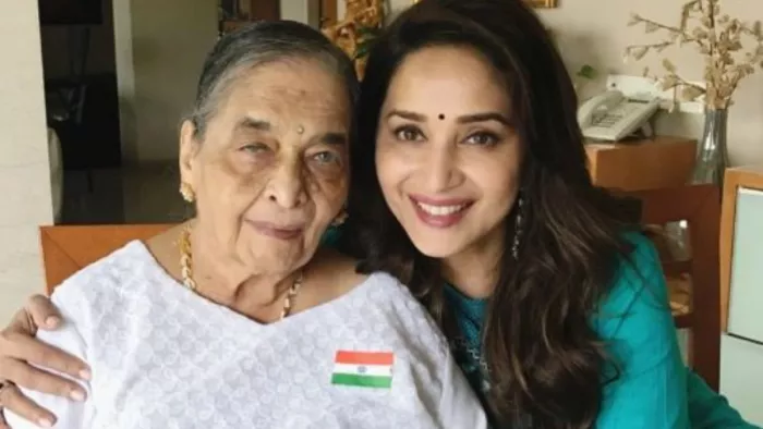 Madhuri Dixit's mother passes away: Madhuri Dixit's mother passes away, funeral to be held in Mumbai, via instagram
