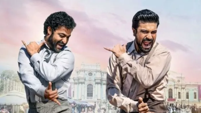 Still Image of Jr. NTR and Ram Charan from Naatu Naatu