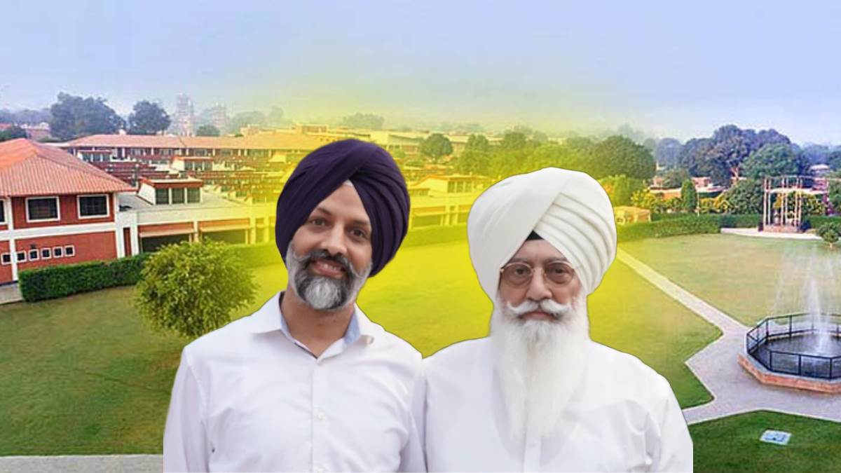 dera radha swami satsang beas chief jasdeep singh gill reaches bhawan in jalandhar sangat got chance of darshana