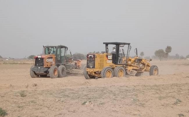 ganga expressway bulldozers walked in the fields changed hulia dataganj and bisauli preparations are on to start work