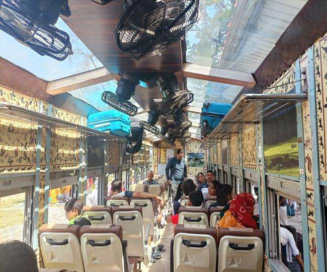 northern railway ferozpur division started vistadome coach on pathankot joginder nagar kangra valley route