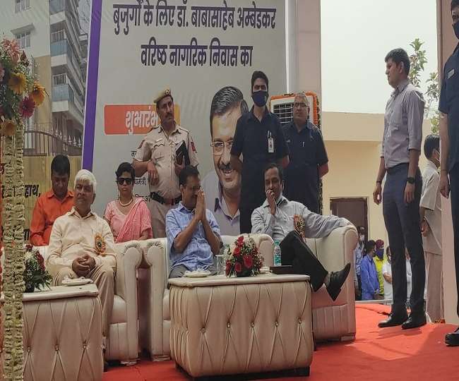 ncr cm arvind kejriwal inaugurates senior citizen residence at shanti mohalla of gandhinagar
