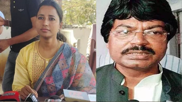 विधायक अंबा प्रसाद और योगेंद्र साव की फाइल फोटो।