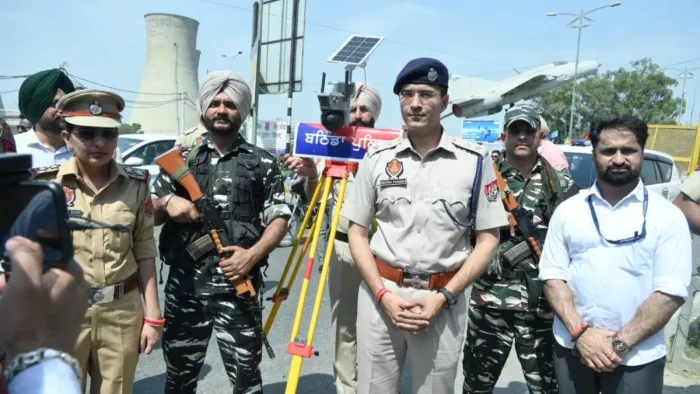 बठिंडा पुलिस हुई हाईटेक, जिले में लगाए गए 4जी पोर्टेबल कैमरे