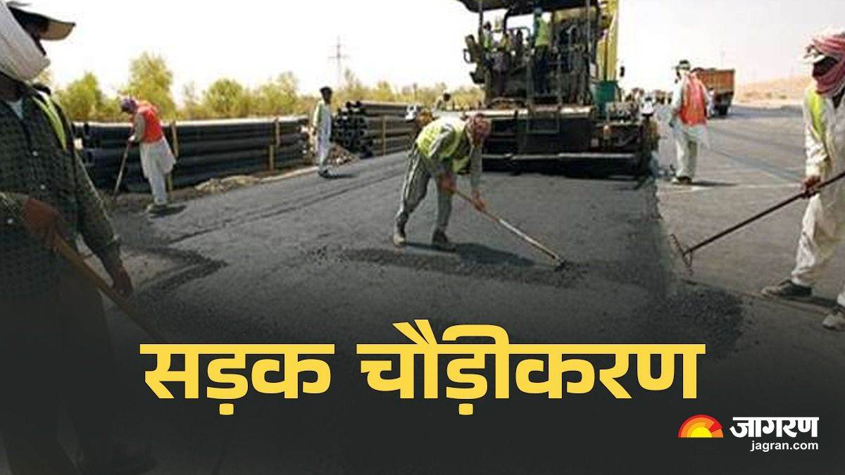 road widening work started in meerut team arriving to remove encroachment width will be doubled
