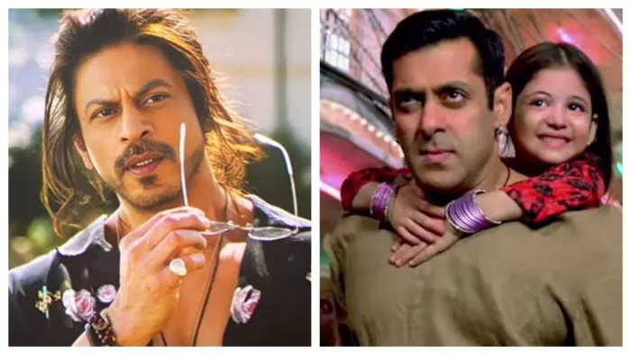 Shah Rukh Khan pathaan and Salman Khan Bajrangi Bhaijaan