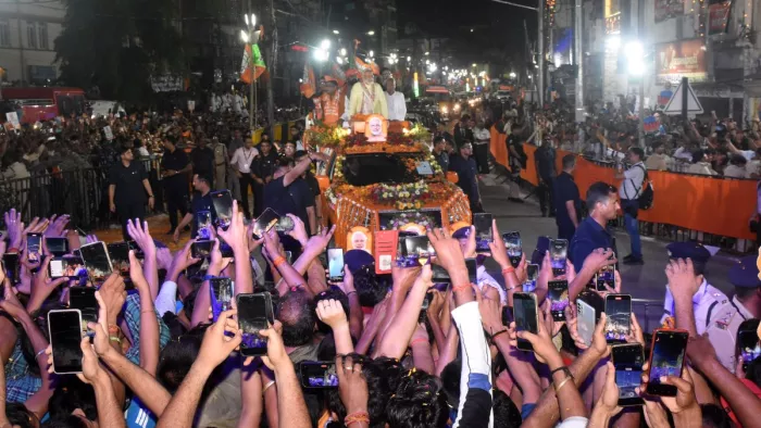 'मोदी और नीतीश ने तोड़ डाले सारे रिकॉर्ड', रोड शो के बाद गदगद दिखी JDU-BJP। (सांकेतिक फोटो)