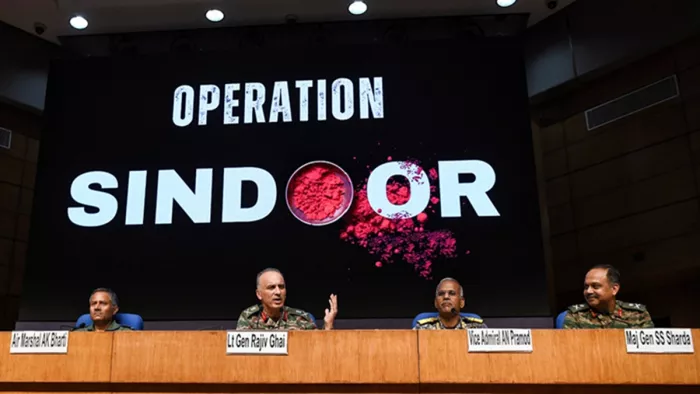ऑपरेशन सिंदूर पर DGMO की प्रेस ब्रीफिंग (फोटो पीटीआई)