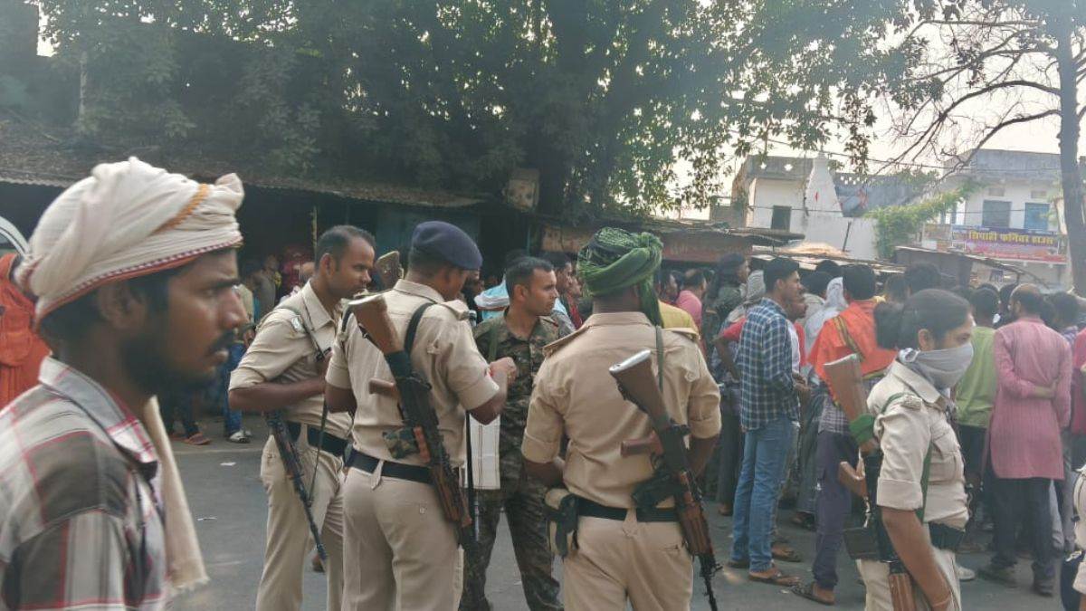 four dead in bike bus collision near karakat villagers protest