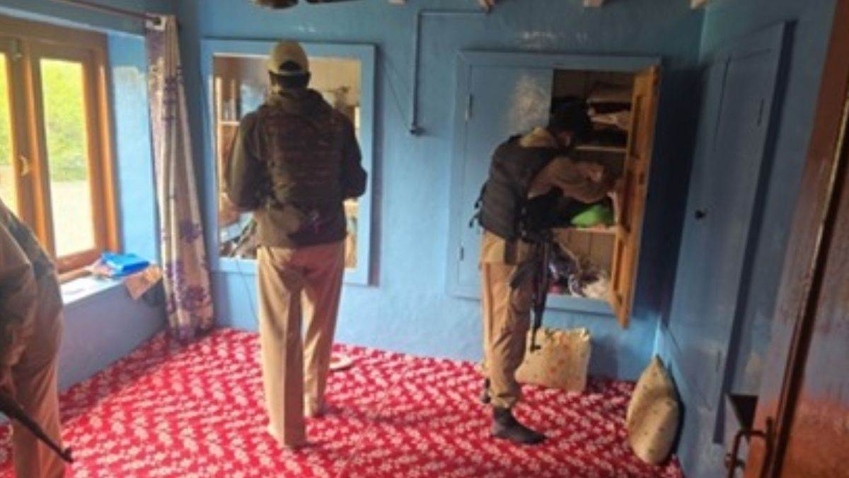 search operation against terrorism continues srinagar police raided hideout 8 terrorists cases registered serious sections