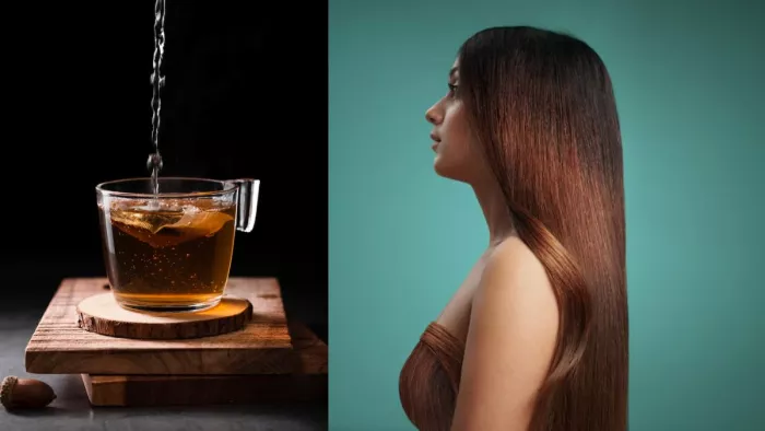बालों के लिए फायदेमंद है चाय का पानी। (image credit- freepik)
