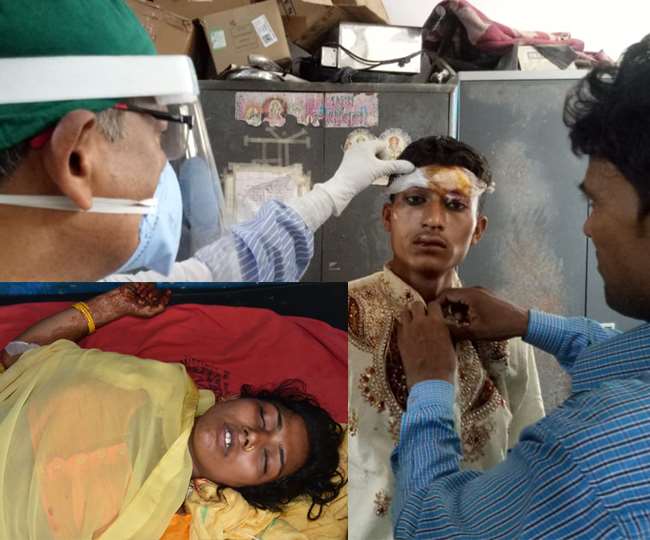 Road accident : नेशनल हाइवे पर बारात गाड़ी दुर्घटनाग्रस्त, एक की मौत, दूल्हा और दुल्हन जख्मी