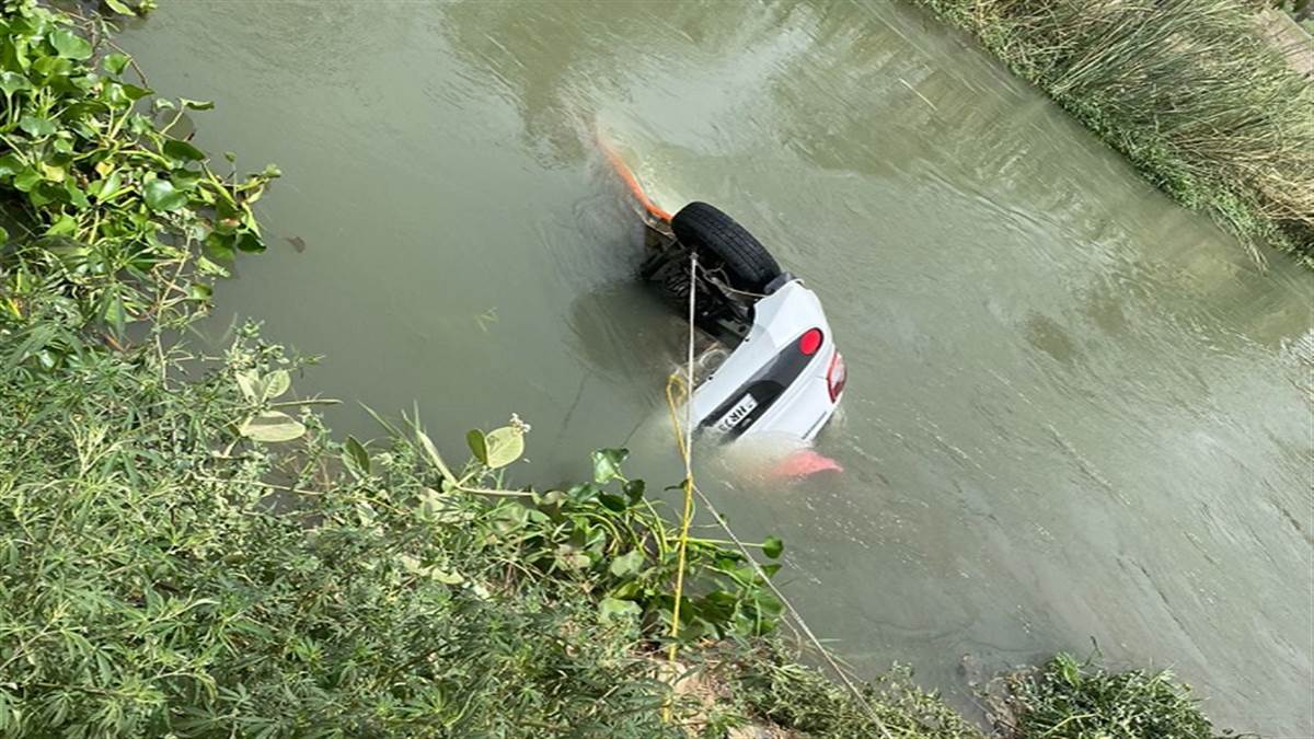 हरियाणा के सोनीपत में नहर में गिरी कार, परिवार के चार लोगों की मौके पर मौत