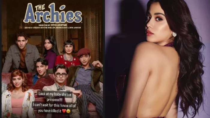 Janhvi Kapoor Khushi Kapoor The Archies, Janhvi Kapoor
