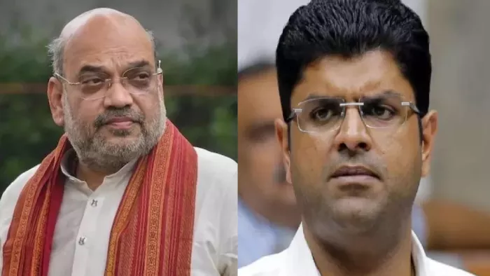 अमित शाह के फेंके जाल में फंसकर भ्रमित हो गए दुष्यंत चौटाला के वोटर (फाइल फोटो)।