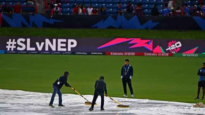 नेपाल और श्रीलंका को एक-एक अंक मिला (Pic Credit - ICC X)