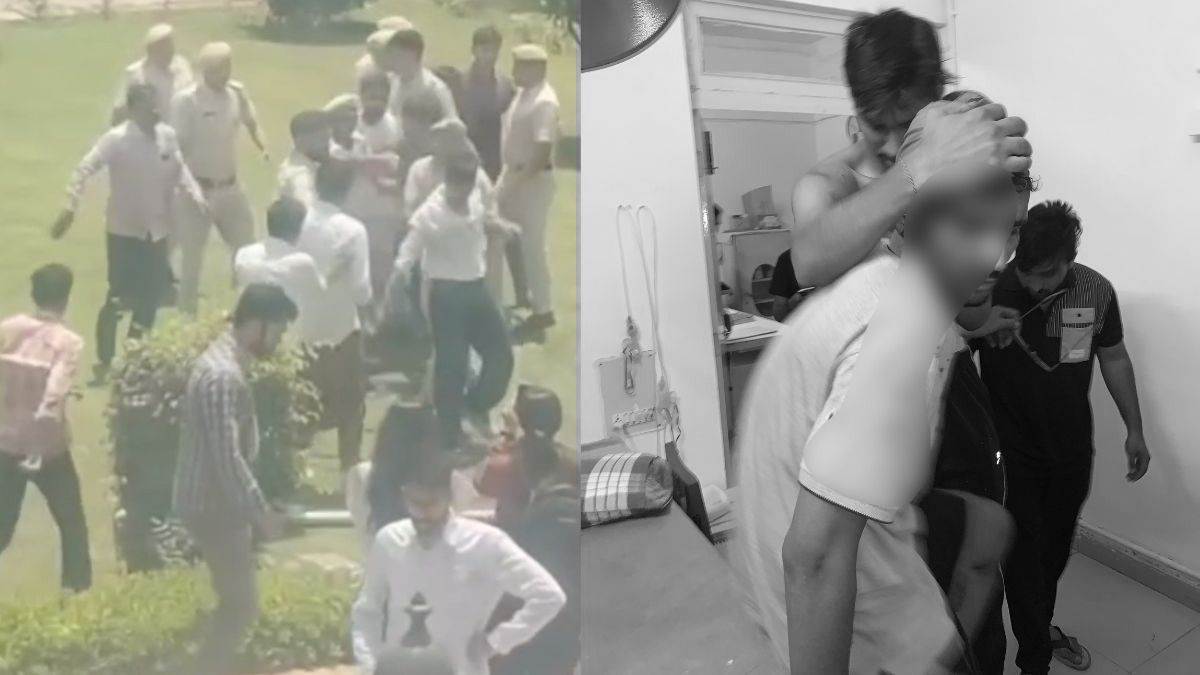 violent clashes in haryana agricultural university case of culpable homicide against 8 including registrar professor 20 students were injured