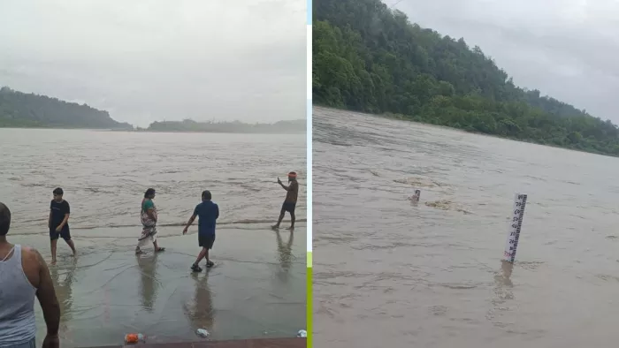 ऋषिकेश में चेतावनी रेखा के करीब पहुंचे गंगा, अलर्ट पर प्रशासन