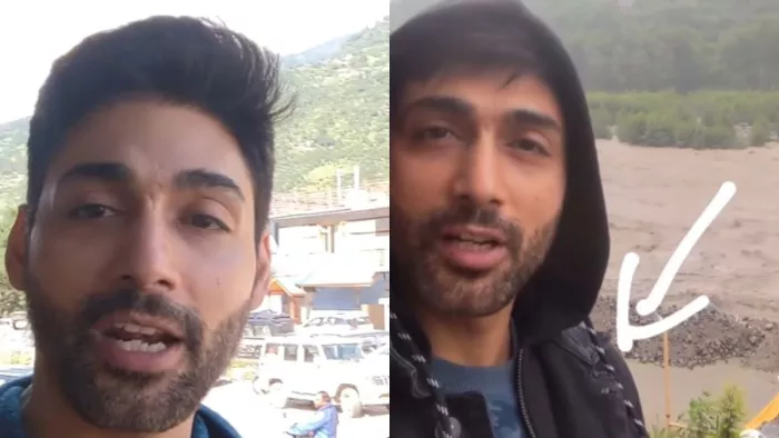 Ruslaan Mumtaaz Showing Condition of Manali Floods