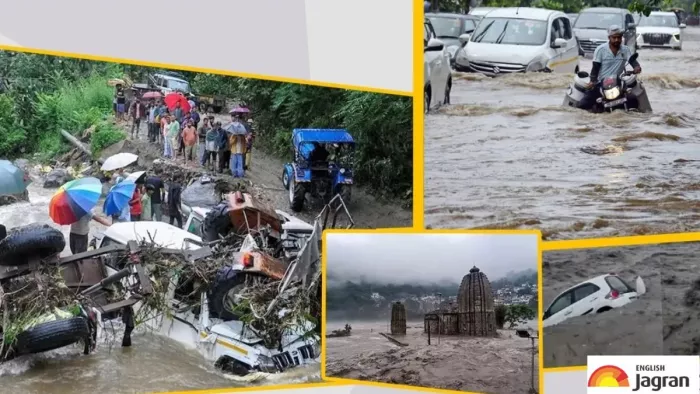 उत्तराखंड में नदियां उफान पर, टूट रहे पहाड़; आसमानी आफत को लेकर रेड अलर्ट जारी