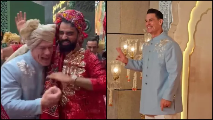 जॉन सीना ने अनंत अंबानी की शादी में किया धमाकेदार डांस। फोटो क्रेडिट- इंस्टाग्राम