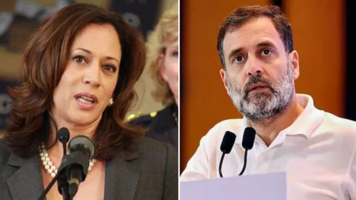 कमला हैरिस और राहुल गांधी। (फाइल फोटो)
