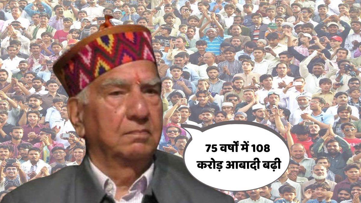 shanta kumar expressed concern over the increasing population in india