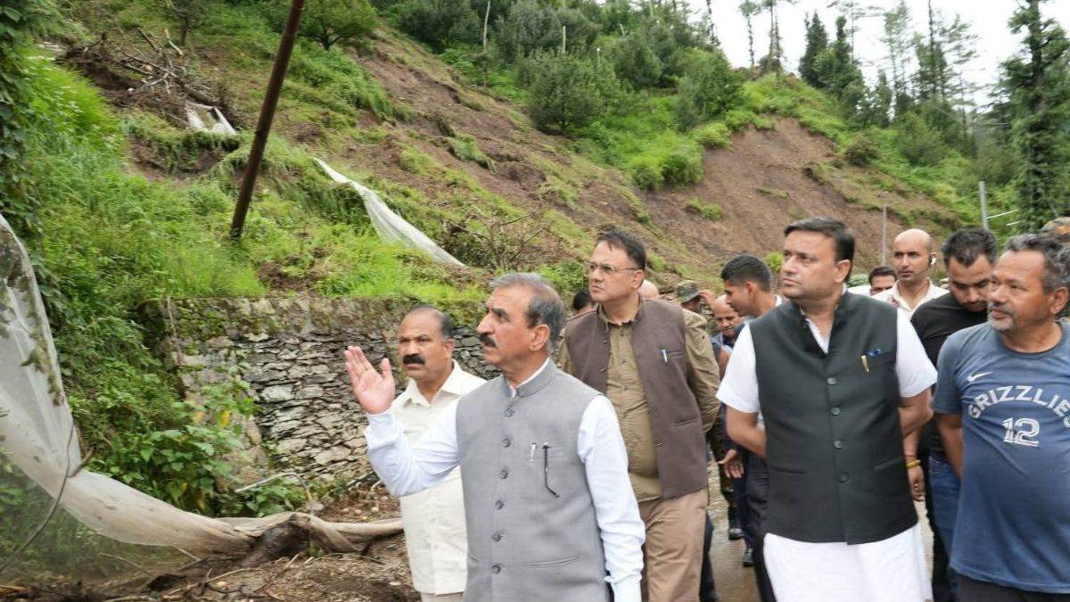 himachal pradesh disaster cm sukhu to seek relief fund in delhi 800 crores damage