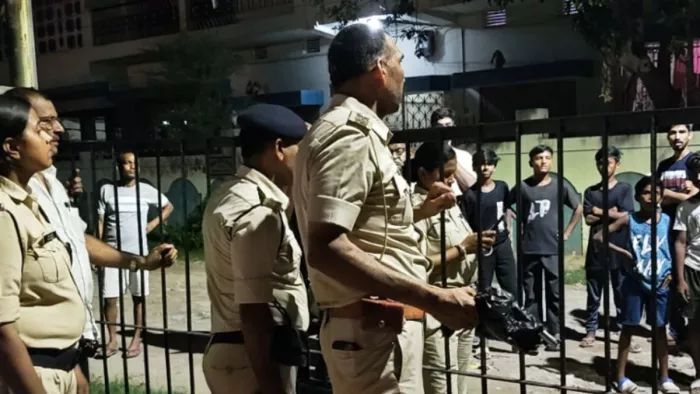 कंकड़बाग पार्क में अपराधियों ने की हवाई फायरिंग। (जागरण)