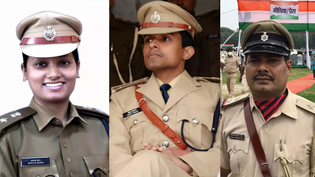Bihar News: एसपी विनय तिवारी, सायली सावलाराम धूरत सहित बिहार पुलिस में सात को केंद्रीय पदक