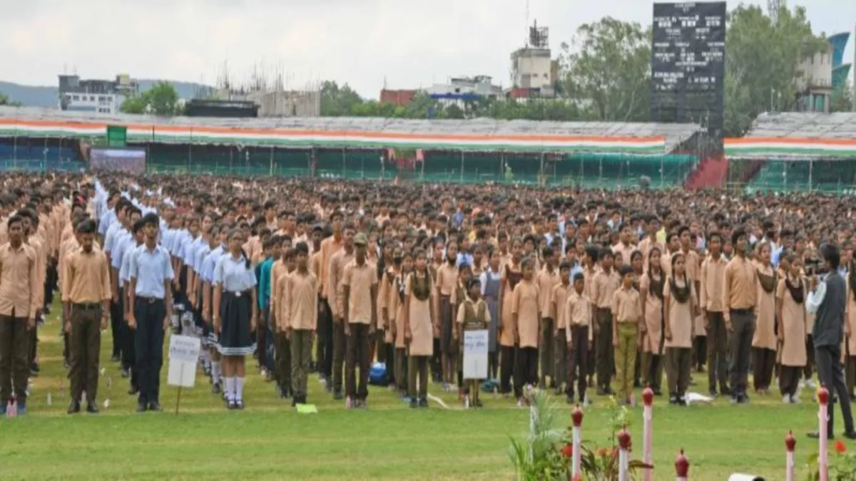 Azadi Ka Amrit Mahotsav: राजस्थान के एक करोड़ छात्र-छात्राओं ने 25 मिनट में एक साथ गाए छह देशभक्ति गीत, बना वर्ल्ड रिकार्ड