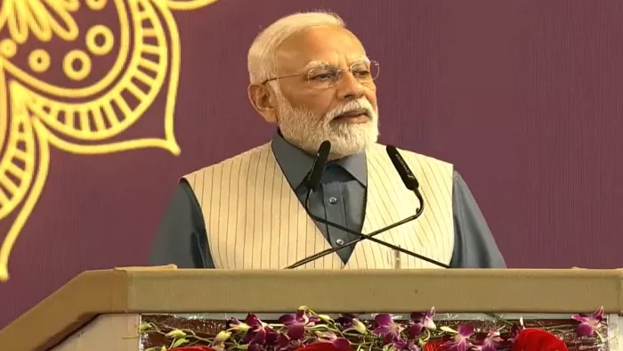 PM Modi in MP: मध्य प्रदेश के सागर दौरे पर पहुंचे पीएम मोदी (फोटो एएनआई)