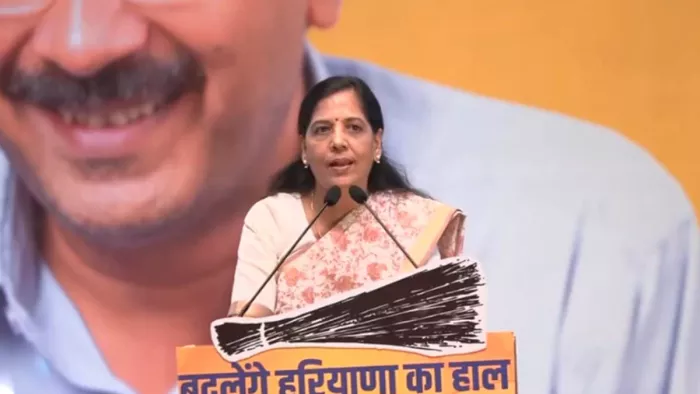 सुनीता केजरीवाल ने हरियाणा में आप के लिए मांगा वोट (फाइल फोटो)