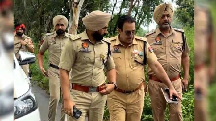नवांशहर में पुलिस की बदमाशों के साथ मुठभेड़। फोटो पुलिस