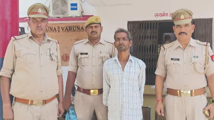 Mathura News: पुलिस की गिरफ्त में दस दिन की बच्ची का हत्यारोपी पिता