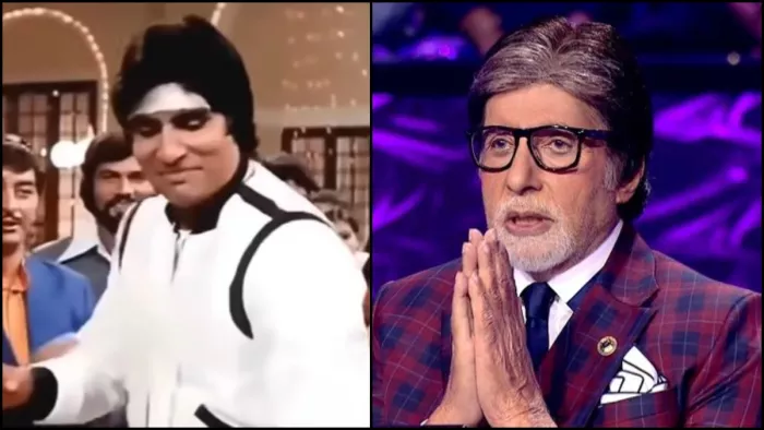 KBC 15 के मंच पर शर्मिंदा हुए अमिताभ बच्चन। Photo- Instagram