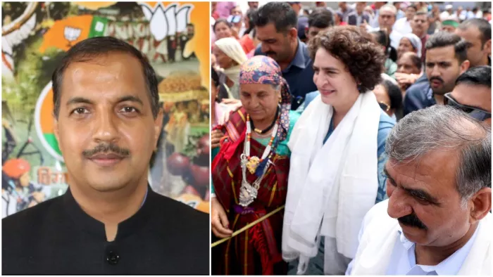 बीजेपी विधायक त्रिलोक जमवाल ने प्रियंका गांधी पर साधा निशाना