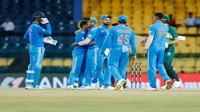 IND vs PAK: भारतीय टीम ने पाकिस्तान को 228 रन से हराया।