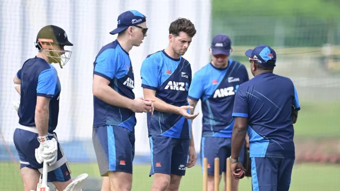 एक गेंद तक नहीं फेंकी जा सकी। इमेज- BLACKCAPS