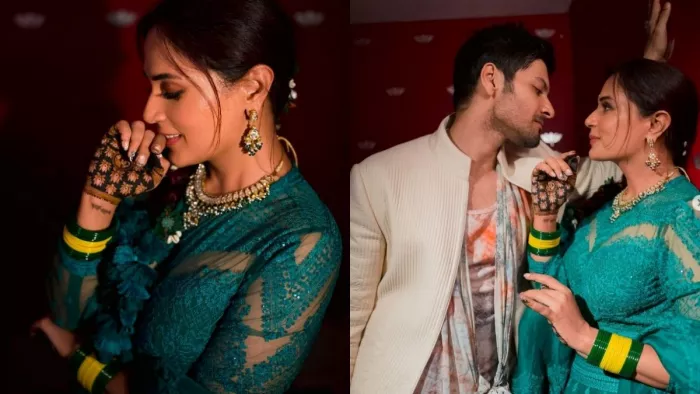 Richa Chadha and Ali Fazal Mehendi Pictures. Photo Credit/ Richa Chadha Instagram
